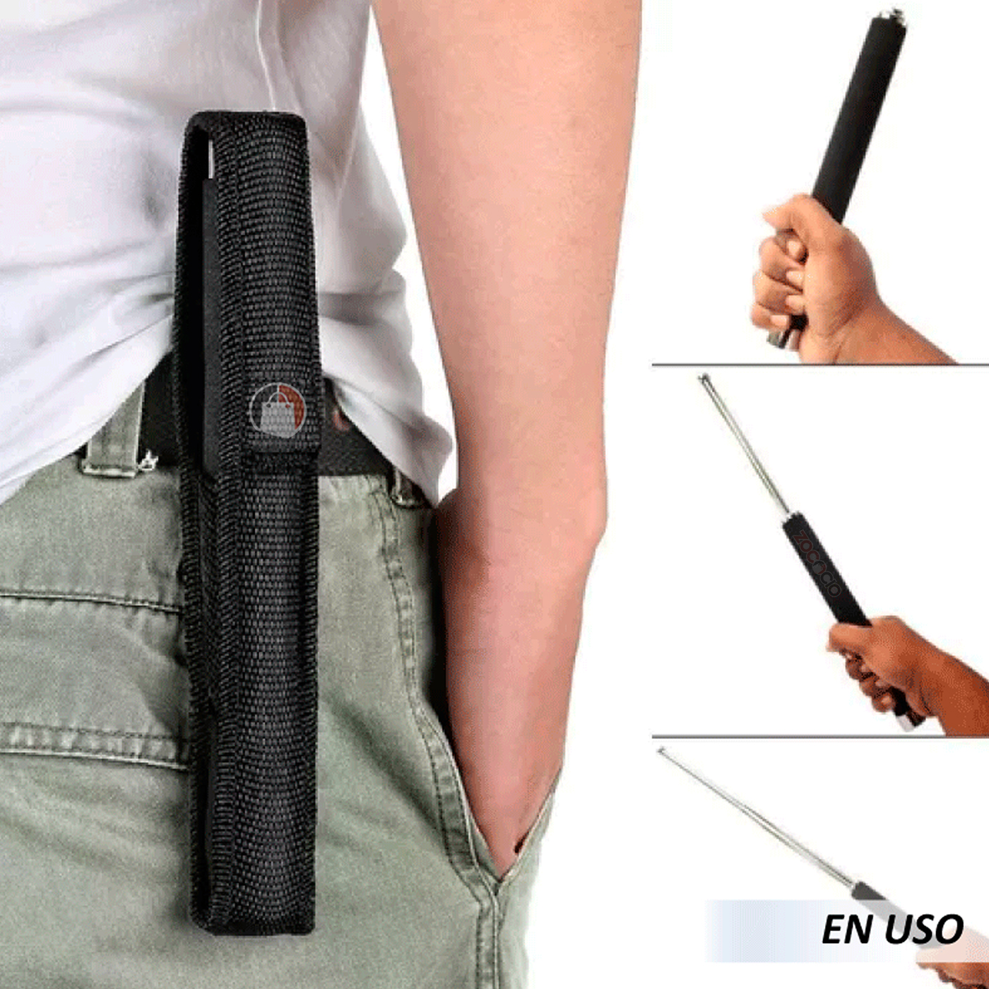 Miniatura 2 de Baston Tambo Plegable Defensa Personal